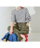 【フリークスストア/FREAK'S STORE】のボートネックバスクボーダー半袖Tシャツ【限定展開】 25SS オフホワイト×ブラック|ID:prp329100004448011