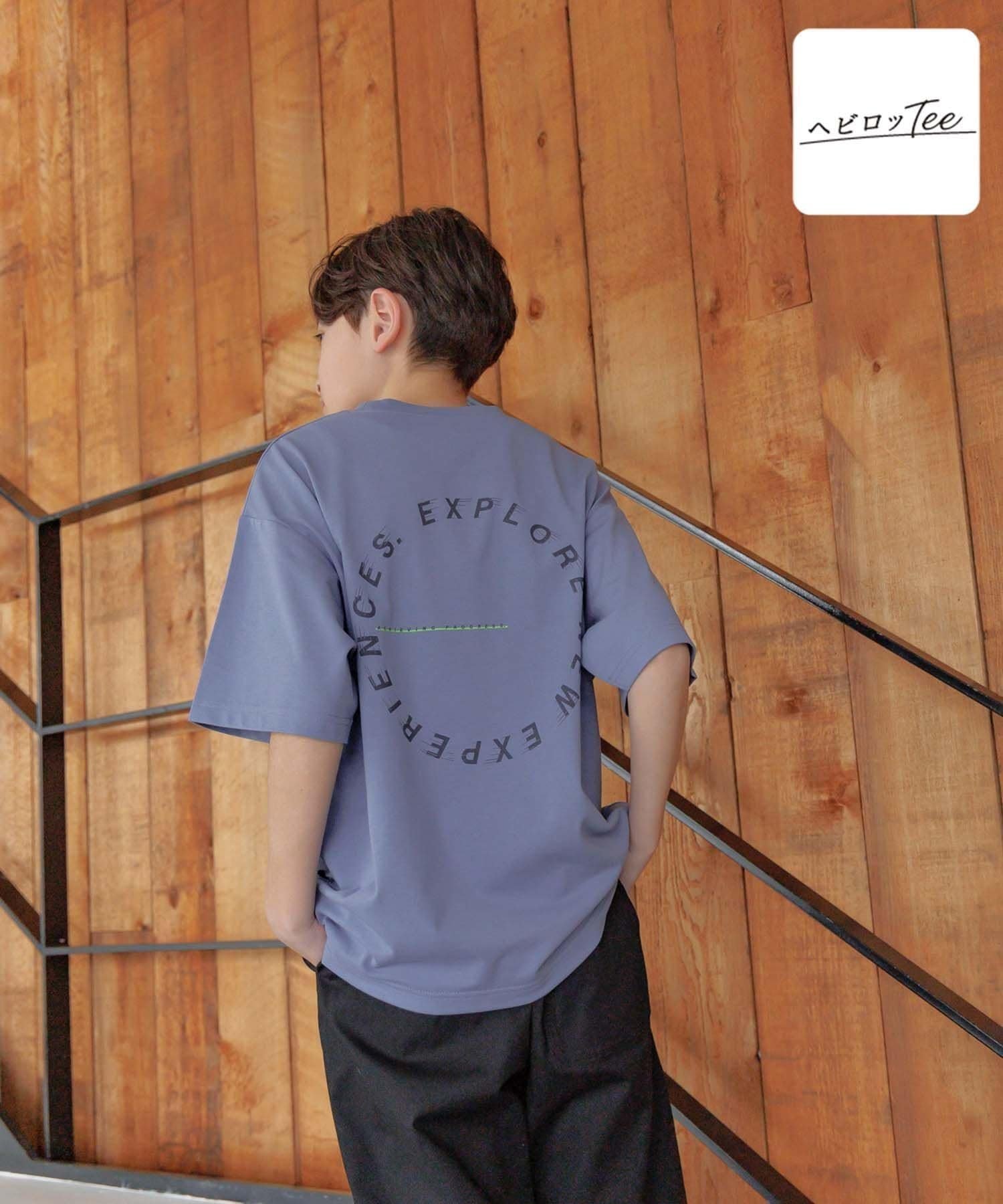 【グローバルワーク/GLOBAL WORK / KIDS】のヘビロッTEE/プリント半袖/キッズ/147385 インテリア・キッズ・メンズ・レディースファッション・服の通販 founy(ファニー) 　ファッション　Fashion　キッズファッション　Fashion for Kids　おすすめ　Recommended / Our Picks　グラフィック　Graphic, Graphic Design　シンプル　Simple, Minimal　プリント　Print, Printed Pattern　ボトム　Bottoms, Lower Wear　半袖　Short Sleeve, Half Sleeve　吸水　Absorbent, Quick-Dry　クスミブルーサークルロゴ83|ID: prp329100004448027 ipo3291000000032531073