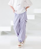 【グローバルワーク/GLOBAL WORK / KIDS】のDRY/サイドZIPカーゴパンツ/キッズ/292254 パープル90|ID: prp329100004448028 ipo3291000000034720983