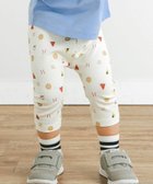 【その他のブランド/Other】の【スララク/防汚加工】前後フリーで時短!パパパッと穿ける7分丈前向きパンツ(80~120cm) オフホワイト系×まるさんかく総柄|ID: prp329100004448039 ipo3291000000032070999