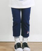 【その他のブランド/Other】の【スララク/防汚加工】前後フリーで時短!パパパッと穿ける7分丈前向きパンツ(80~120cm) ネイビー×ヨット刺しゅう|ID: prp329100004448039 ipo3291000000032071006