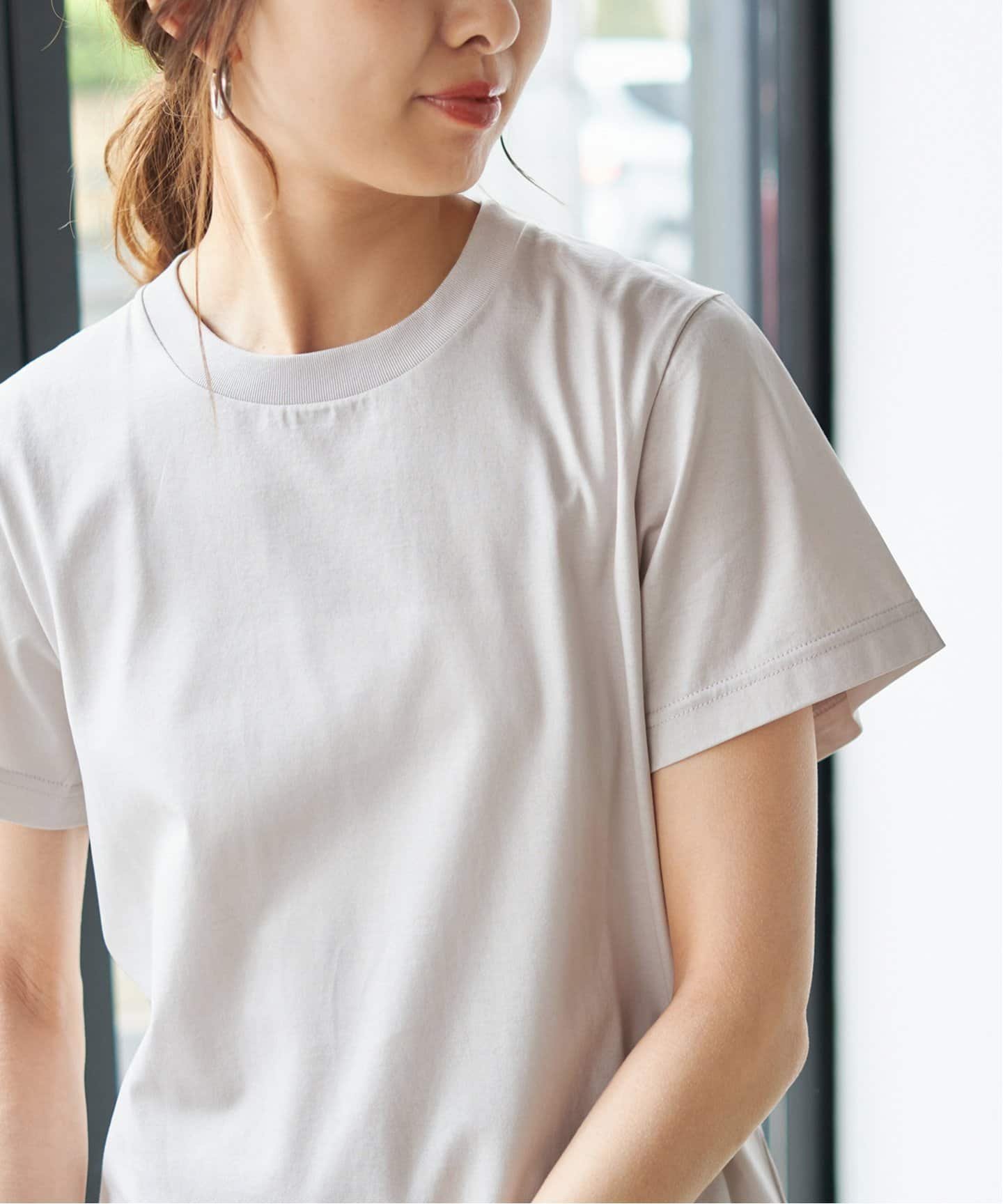 【スピック&スパン/Spick & Span】の《追加》ファインコットンTシャツ インテリア・キッズ・メンズ・レディースファッション・服の通販 founy(ファニー) 　ファッション　Fashion　レディースファッション　Ladies' Fashion Online　トップス・カットソー　Tops/Tshirt　シャツ/ブラウス　Shirts/Blouses　ロング / Tシャツ　T-Shirts　再入荷　Restock/Back In Stock/Re Arrival　グレーB|ID: prp329100004448096 ipo3291000000032679451