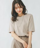 【グローバルワーク/GLOBAL WORK】のなめらかタッチコンパクトTシャツ5分袖/289388 グレージュ51|ID: prp329100004448244 ipo3291000000031680965