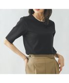 【グローバルワーク/GLOBAL WORK】のなめらかタッチコンパクトTシャツ5分袖/289388 ブラック09|ID: prp329100004448244 ipo3291000000031680969