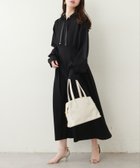 【ナチュラルクチュール/natural couture】の【WEB限定】ハイウエストダンボールフード付きワンピース ブラック|ID: prp329100004448701 ipo3291000000031963972