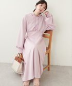 【ナチュラルクチュール/natural couture】の【WEB限定】ハイウエストダンボールフード付きワンピース ピンク系その他|ID: prp329100004448701 ipo3291000000031963975