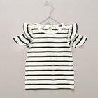 【ブランシェス/branshes / KIDS】の【WEB限定/DRC/綿100%】肩あきフリル半袖Tシャツ 92:ボーダー|ID: prp329100004449065 ipo3291000000031856414