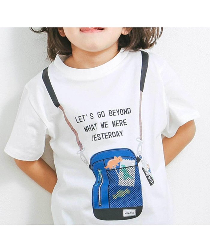 【その他のブランド/Other】の【スララク/防汚加工/オーガニックコットン】わくわく男の子半袖Tシャツ(80~130cm) インテリア・キッズ・メンズ・レディースファッション・服の通販 founy(ファニー) https://founy.com/ ファッション Fashion キッズファッション KIDS アニマル Animal アンダー Under フロント Front プリント Print ボーダー Border ポケット Pocket モチーフ Motif 人気 Popularity 半袖 Short Sleeve |ID: prp329100004449100 ipo3291000000031980206