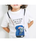 【その他のブランド/Other】の【スララク/防汚加工/オーガニックコットン】わくわく男の子半袖Tシャツ(80~130cm) ホワイト×恐竜×サコッシュ|ID: prp329100004449100 ipo3291000000031980207