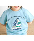 【その他のブランド/Other】の【スララク/防汚加工/オーガニックコットン】わくわく男の子半袖Tシャツ(80~130cm) ミントブルー×ワニ×ヨット|ID: prp329100004449100 ipo3291000000031980211