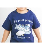 【その他のブランド/Other】の【スララク/防汚加工/オーガニックコットン】わくわく男の子半袖Tシャツ(80~130cm) ネイビー×ペンギン×ひこうき|ID: prp329100004449100 ipo3291000000031980215