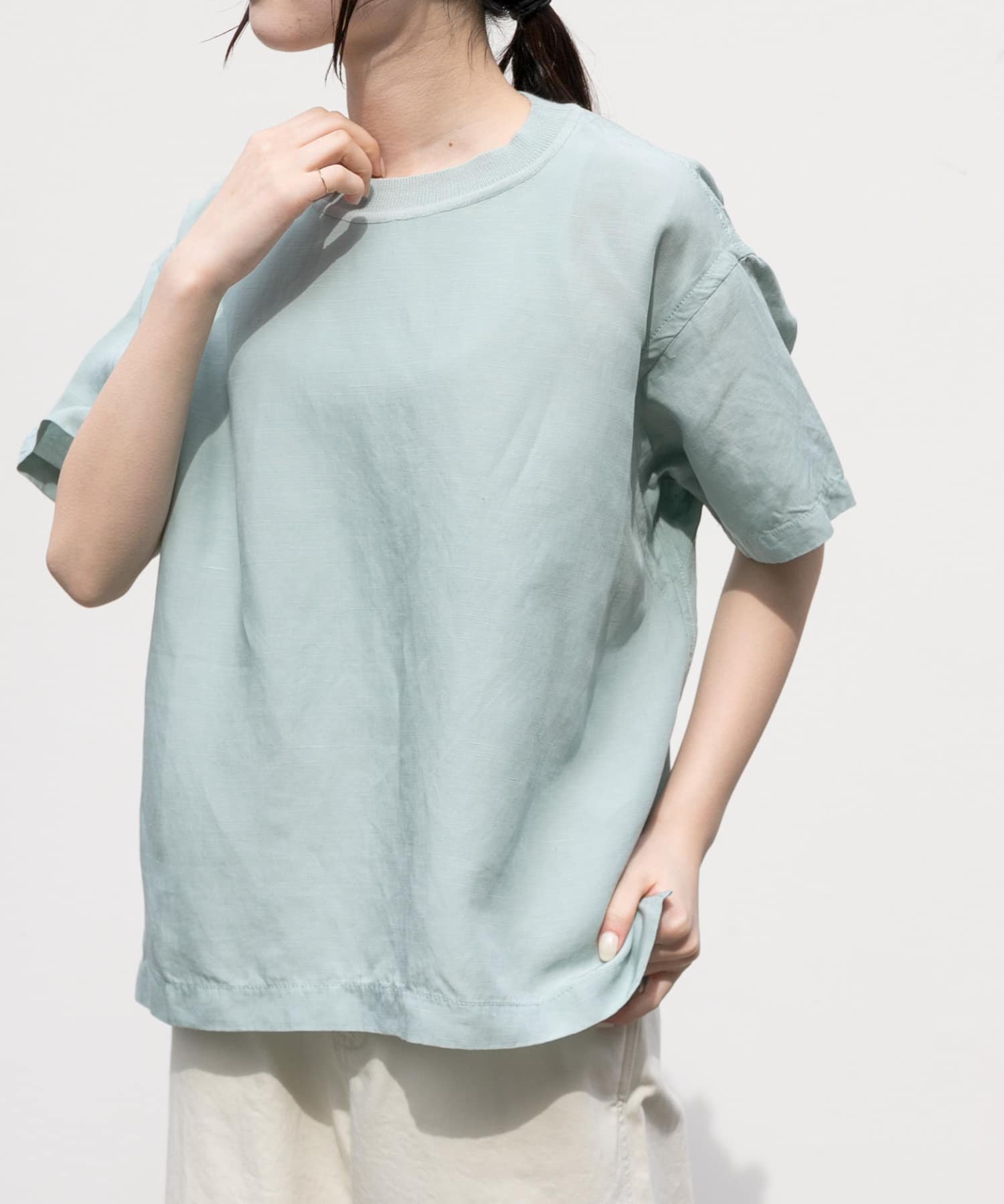 【アーバンリサーチ ドアーズ/URBAN RESEARCH DOORS】のFORK SPOON プルオーバーブラウス インテリア・キッズ・メンズ・レディースファッション・服の通販 founy(ファニー) 　ファッション　Fashion　レディースファッション　WOMEN　トップス・カットソー　Tops/Tshirt　シャツ/ブラウス　Shirts/Blouses　プルオーバー　Pullover　2025年　2025　2025春夏・S/S　Ss,Spring/Summer,2025　シンプル　Simple　スクエア　Square　スタンダード　Standard　ベーシック　Basic　リネン　Linen　ロング　Long　ワイド　Wide　今季　This Season　夏　Summer　S/S・春夏　Ss・Spring/Summer　MINT|ID: prp329100004449363 ipo3291000000031753227