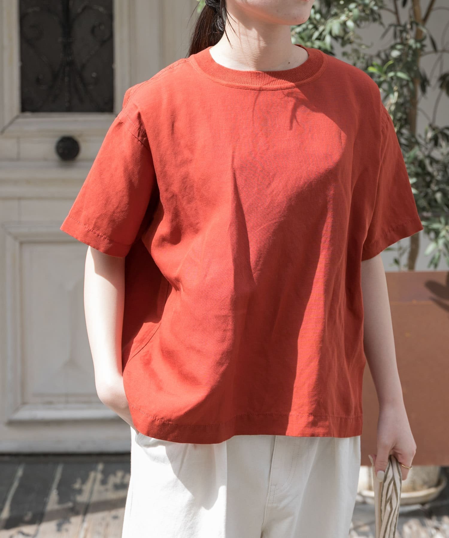 【アーバンリサーチ ドアーズ/URBAN RESEARCH DOORS】のFORK SPOON プルオーバーブラウス インテリア・キッズ・メンズ・レディースファッション・服の通販 founy(ファニー) 　ファッション　Fashion　レディースファッション　WOMEN　トップス・カットソー　Tops/Tshirt　シャツ/ブラウス　Shirts/Blouses　プルオーバー　Pullover　2025年　2025　2025春夏・S/S　Ss,Spring/Summer,2025　シンプル　Simple　スクエア　Square　スタンダード　Standard　ベーシック　Basic　リネン　Linen　ロング　Long　ワイド　Wide　今季　This Season　夏　Summer　S/S・春夏　Ss・Spring/Summer　DARKORANGE|ID: prp329100004449363 ipo3291000000031753229
