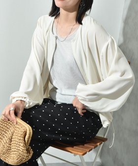 【インタープラネット/INTERPLANET】のデシン裏無しブルゾン 人気、トレンドファッション・服の通販 founy(ファニー) ファッション Fashion レディースファッション WOMEN アウター Coat Outerwear ブルゾン Blouson/Jackets ドローコード Draw Cord ブルゾン Blouson ベーシック Basic 春 Spring 秋 Autumn/Fall 羽織 Haori ビジネス 仕事 通勤 Business |ID:prp329100004449790