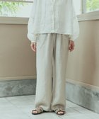 【アーバンリサーチ ドアーズ/URBAN RESEARCH DOORS】のリネンイージーパンツ NATURAL|ID:prp329100004449810