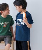 【デビロック/devirock / KIDS】の綿100% デビラボROOM ボーイズ半袖パジャマ パジャマ 25SS 人気、トレンドファッション・服の通販 founy(ファニー) ファッション Fashion キッズファッション KIDS パジャマ Pajamas ボーイズ Boys 半袖 Short Sleeve おすすめ Recommend お家時間・ステイホーム Home Time/Stay Home 旅行 Travel 2025年 2025 2025春夏・S/S Ss,Spring/Summer,2025 thumbnail 003-ロゴ2-アビスブルー|ID: prp329100004450214 ipo3291000000031993351