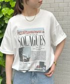 【ディスコート/Discoat】の【ユニセックス】アソートニュースペーパーグラフィックTシャツ ホワイト|ID: prp329100004450380 ipo3291000000031996732