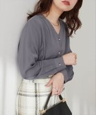 【ナチュラルクチュール/natural couture】の【WEB限定】プチプラちびパールとろみブラウス 人気、トレンドファッション・服の通販 founy(ファニー) ファッション Fashion レディースファッション WOMEN トップス・カットソー Tops/Tshirt シャツ/ブラウス Shirts/Blouses 2025年 2025 2025春夏・S/S Ss,Spring/Summer,2025 とろみ Thickness インナー Inner キャミワンピース Cami Dress スラックス Slacks デニム Denim パール Pearl フレア Flare フロント Front プチプライス・低価格 Affordable マーメイド Mermaid ロング Long エレガント 上品 Elegant thumbnail チャコールグレー|ID: prp329100004450699 ipo3291000000031214969