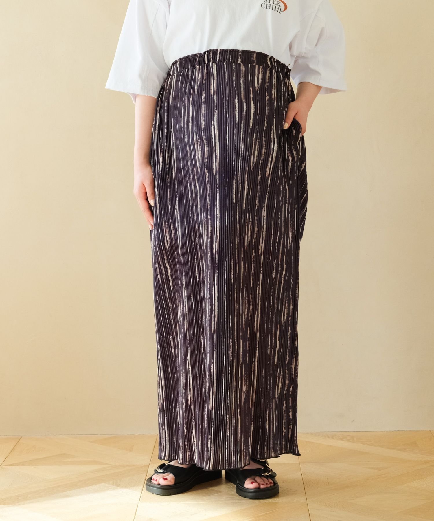 【その他のブランド/Other】の【産前・産後対応】マタニティ/無地柄プリーツスカート インテリア・キッズ・メンズ・レディースファッション・服の通販 founy(ファニー) 　ファッション　Fashion　キッズファッション　Fashion for Kids　おすすめ　Recommended / Our Picks　チュニック　Tunic, Long Top　プリーツ　Pleats, Pleated　人気　Popular, Best Seller　無地　Plain, Solid Color　ブラック×柄11|ID: prp329100004451217 ipo3291000000031691471