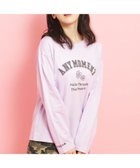 【ピンク ラテ/PINK-latte / KIDS】のカレッジフラワーロンT 人気、トレンドファッション・服の通販 founy(ファニー) ファッション Fashion キッズファッション KIDS おすすめ Recommend ガーリー Girly シンプル Simple スタイリッシュ Stylish フロント Front thumbnail パープル|ID: prp329100004451326 ipo3291000000031626084