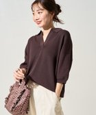 【フリークスストア/FREAK'S STORE】の半袖 ポロ襟 スキッパー サマーニット【限定展開】 25SS ブラウン|ID:prp329100004452576