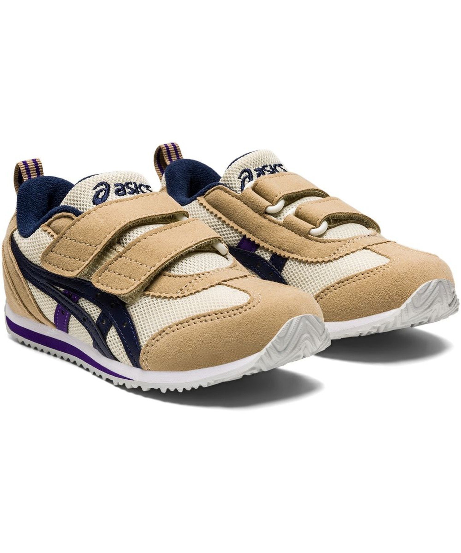 【アシックス ランウォーク/ASICS WALKING / KIDS】のアイダホ MINI 4 インテリア・キッズ・メンズ・レディースファッション・服の通販 founy(ファニー) 　ファッション　Fashion　キッズファッション　KIDS　ウォーター　Water　フィット　Fit　メッシュ　Mesh　ラッセル　Russell　抗菌　Antibacterial　BEIGE/NAVY|ID: prp329100004453866 ipo3291000000031946008