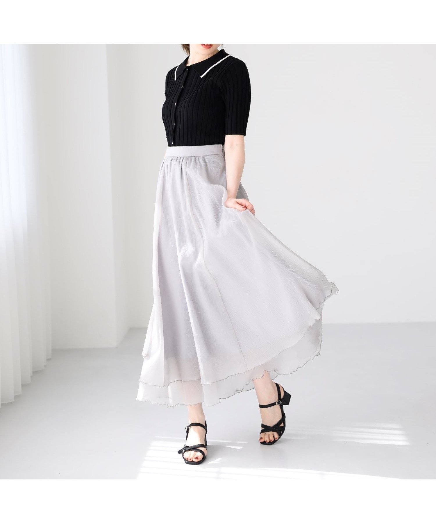 【ミッシュマッシュ/MISCH MASCH】の2025春夏新作 ラメシアーレイヤードスカート/MM517218 人気、トレンドファッション・服の通販 founy(ファニー) 　ファッション　Fashion　レディースファッション　WOMEN　スカート　Skirt　2025年　2025　2025春夏・S/S　Ss,Spring/Summer,2025　フェミニン　Feminine　ポケット　Pocket　エレガント 上品　Elegant　夏　Summer　春　Spring　S/S・春夏　Ss・Spring/Summer　 other-1|ID: prp329100004453941 ipo3291000000032288813