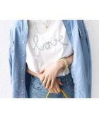 【シップス フォー ウィメン/SHIPS】の【WEB限定】ファンシー コード 刺繍 ロゴ TEE オフホワイト|ID: prp329100004453977 ipo3291000000031997589