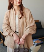 【ディスコート/Discoat】のコットンシアーレギュラーシャツ ベージュ|ID: prp329100004454417 ipo3291000000031958360