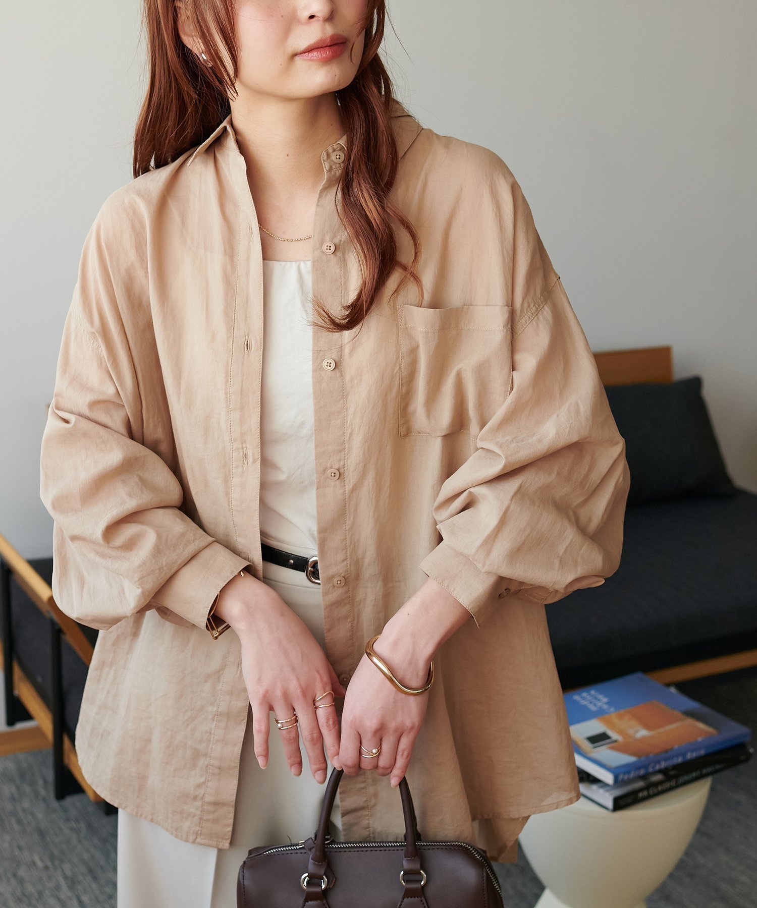 【ディスコート/Discoat】のコットンシアーレギュラーシャツ インテリア・キッズ・メンズ・レディースファッション・服の通販 founy(ファニー) 　ファッション　Fashion　レディースファッション　WOMEN　トップス・カットソー　Tops/Tshirt　シャツ/ブラウス　Shirts/Blouses　シンプル　Simple　夏　Summer　春　Spring　S/S・春夏　Ss・Spring/Summer　羽織　Haori　ベージュ|ID: prp329100004454417 ipo3291000000031958360
