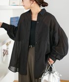 【ディスコート/Discoat】のコットンシアーレギュラーシャツ ブラック|ID: prp329100004454417 ipo3291000000031958364