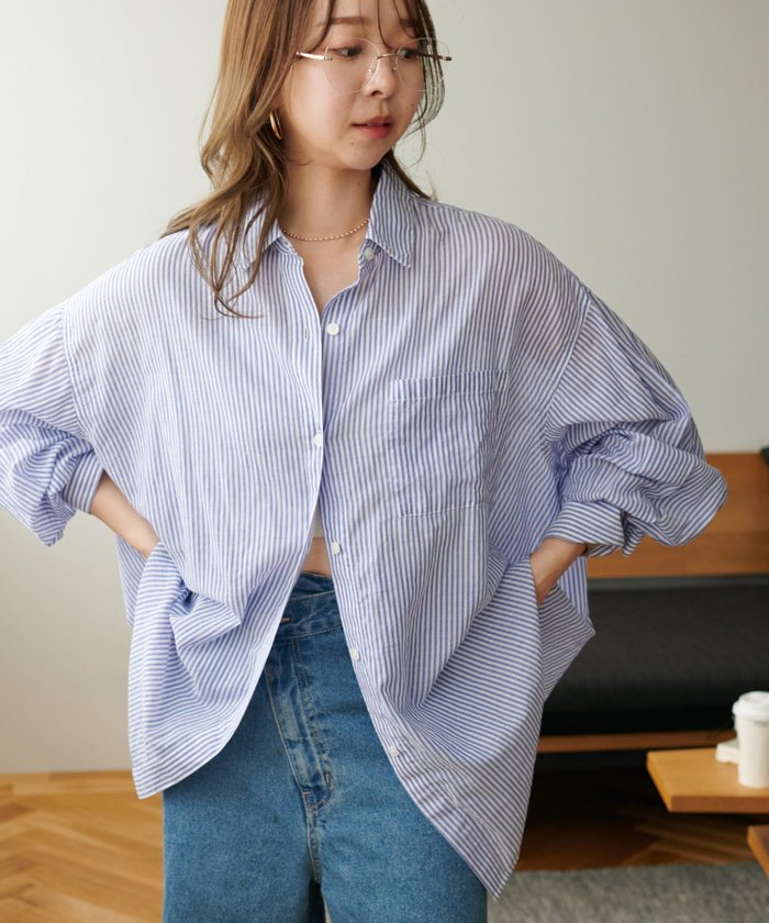 【ディスコート/Discoat】のコットンシアーレギュラーシャツ インテリア・キッズ・メンズ・レディースファッション・服の通販 founy(ファニー) https://founy.com/ ファッション Fashion レディースファッション Fashion for Women トップス・カットソー Cut & Sew Tops シャツ・ブラウス・オフィスカジュアル Elegant Blouses & Button-Ups シンプル Simple, Minimal 夏 Summer 春 Spring S/S・春夏 SS, Spring/Summer, Warm Season 羽織 Haori, Light Jacket |ID: prp329100004454417 ipo3291000000033098310
