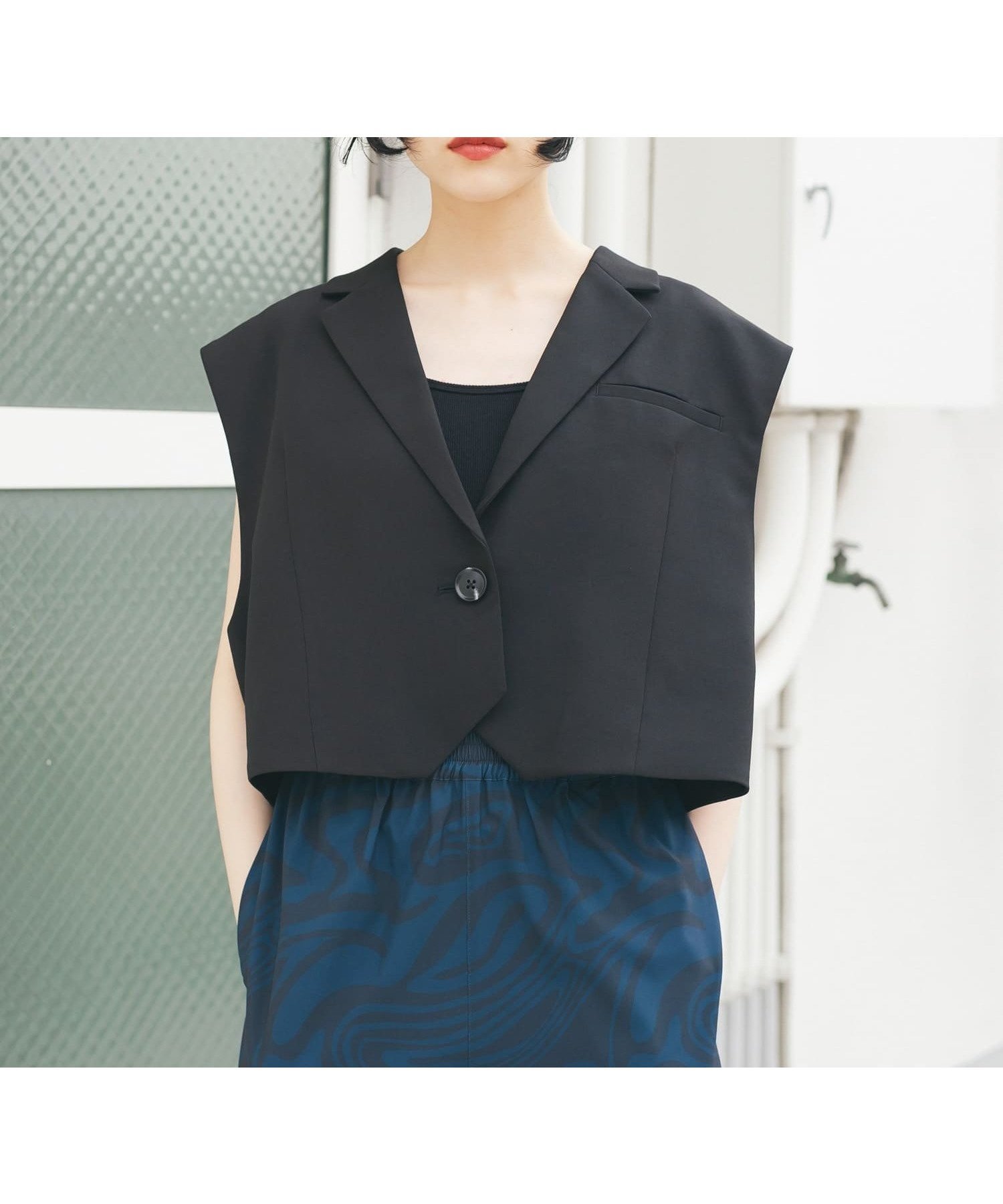 【ケービーエフ/KBF / URBAN RESEARCH】のルーズテーラードベスト 人気、トレンドファッション・服の通販 founy(ファニー) 　ファッション　Fashion　レディースファッション　WOMEN　アウター　Coat Outerwear　トップス・カットソー　Tops/Tshirt　ベスト/ジレ　Gilets/Vests　2025年　2025　2025春夏・S/S　Ss,Spring/Summer,2025　おすすめ　Recommend　キャミソール　Camisole　セットアップ　Set Up　タンク　Tank　ポケット　Pocket　マニッシュ　Mannish　ルーズ　Loose　夏　Summer　S/S・春夏　Ss・Spring/Summer　 other-1|ID: prp329100004455752 ipo3291000000031992983