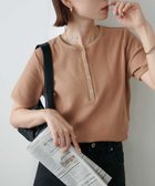 【ディスコート/Discoat】の【29色展開/多色買い】ワッフルリングドット半袖Tシャツ《WEB限定》 ベージュ|ID: prp329100004456286 ipo3291000000031668537