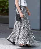 【ジャーナルスタンダード レリューム/JOURNAL STANDARD relume】の《WEB限定追加 2》コットンボイルクリンクルティアードスカート(柄) 人気、トレンドファッション・服の通販 founy(ファニー) ファッション Fashion レディースファッション WOMEN スカート Skirt ティアードスカート Tiered Skirts 2025年 2025 2025春夏・S/S Ss,Spring/Summer,2025 thumbnail ブラック A|ID: prp329100004456764 ipo3291000000031839160