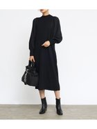 【ラシュッド/LASUD】のパフスリーブリブニットワンピース 人気、トレンドファッション・服の通販 founy(ファニー) ファッション Fashion レディースファッション WOMEN ワンピース Dress ニットワンピース Knit Dresses ギャザー Gather スリーブ Sleeve バランス Balance リブニット Rib Knit 冬 Winter thumbnail ブラック|ID: prp329100004457344 ipo3291000000031595977