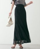 【ナチュラルクチュール/natural couture】のosono長さ変えれる配色レーススカート ブラック|ID: prp329100004457825 ipo3291000000031944108