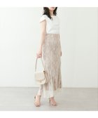 【ナチュラルクチュール/natural couture】のosono長さ変えれる配色レーススカート ライトベージュ|ID: prp329100004457825 ipo3291000000031944116