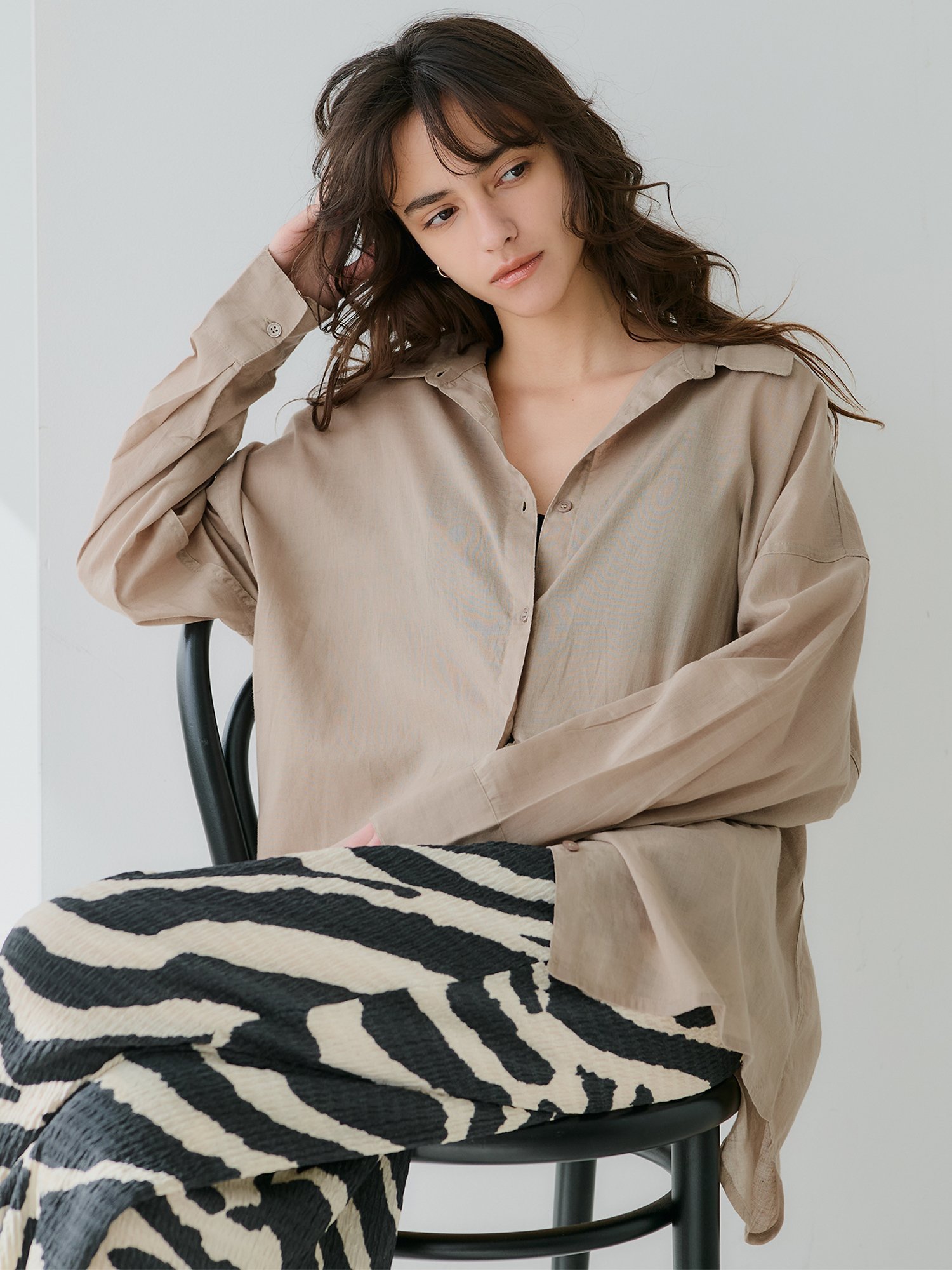 【コカ/COCA】のガーゼシャツ インテリア・キッズ・メンズ・レディースファッション・服の通販 founy(ファニー) 　ファッション　Fashion　レディースファッション　WOMEN　トップス・カットソー　Tops/Tshirt　シャツ/ブラウス　Shirts/Blouses　インド　India　キャミソール　Camisole　タンク　Tank　なめらか　Smooth　ポケット　Pocket　羽織　Haori　おすすめ　Recommend　夏　Summer　エレガント 上品　Elegant　Lt.beige|ID: prp329100004457880 ipo3291000000032307399