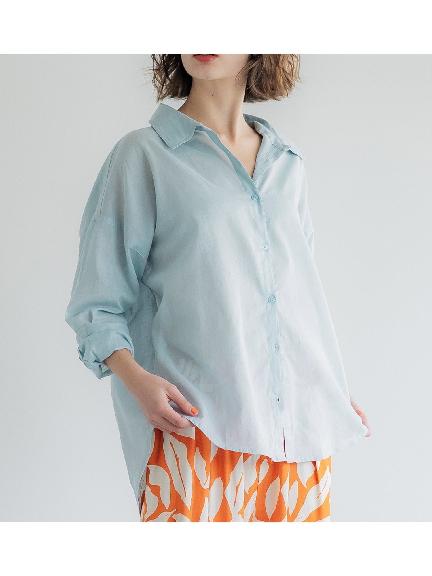 【コカ/COCA】のガーゼシャツ インテリア・キッズ・メンズ・レディースファッション・服の通販 founy(ファニー) 　ファッション　Fashion　レディースファッション　WOMEN　トップス・カットソー　Tops/Tshirt　シャツ/ブラウス　Shirts/Blouses　インド　India　キャミソール　Camisole　タンク　Tank　なめらか　Smooth　ポケット　Pocket　羽織　Haori　おすすめ　Recommend　夏　Summer　エレガント 上品　Elegant　Dk.Blue|ID: prp329100004457880 ipo3291000000032307404