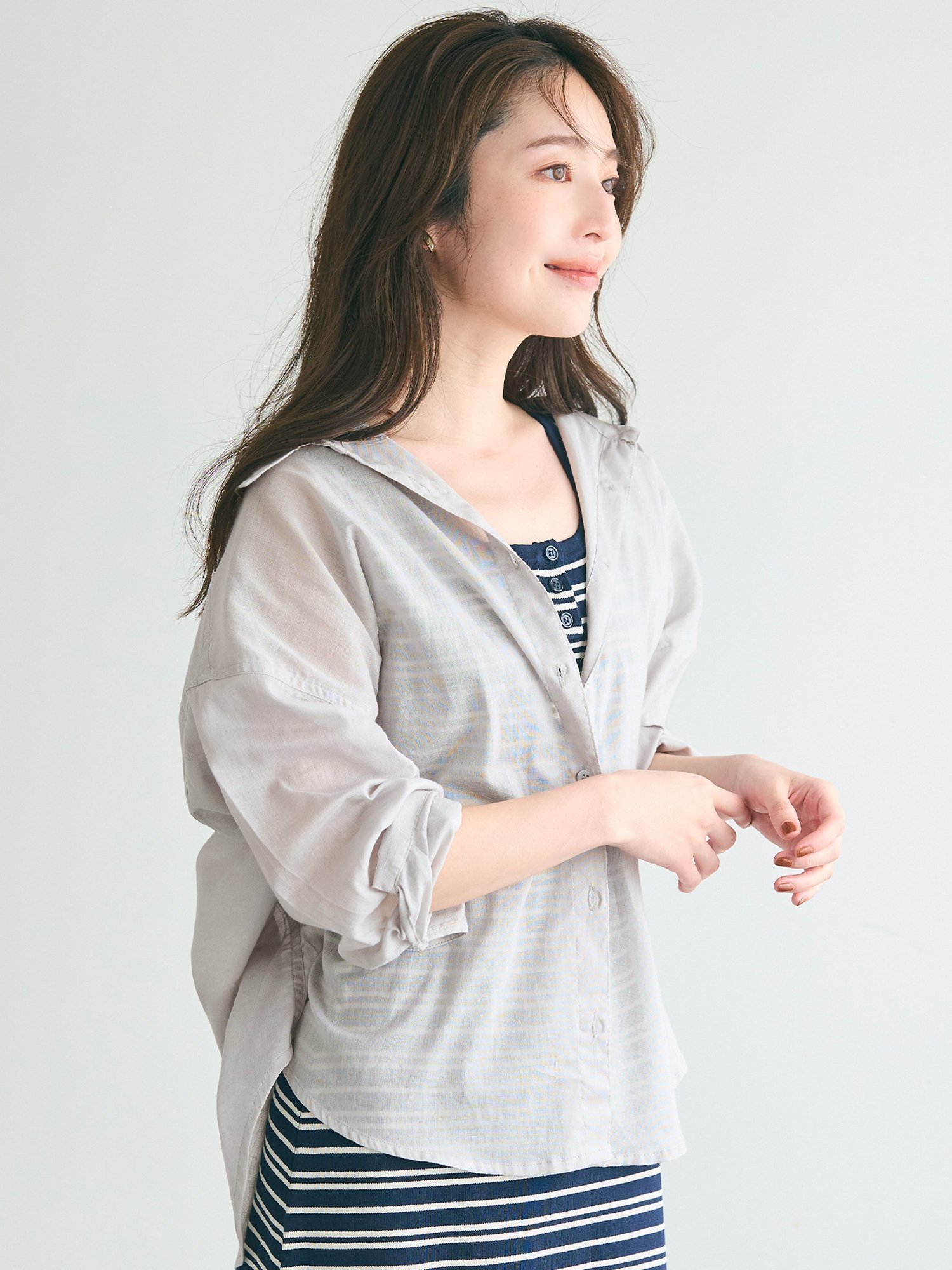 【コカ/COCA】のガーゼシャツ インテリア・キッズ・メンズ・レディースファッション・服の通販 founy(ファニー) 　ファッション　Fashion　レディースファッション　WOMEN　トップス・カットソー　Tops/Tshirt　シャツ/ブラウス　Shirts/Blouses　インド　India　キャミソール　Camisole　タンク　Tank　なめらか　Smooth　ポケット　Pocket　羽織　Haori　おすすめ　Recommend　夏　Summer　エレガント 上品　Elegant　Lt.gray|ID: prp329100004457880 ipo3291000000032307411