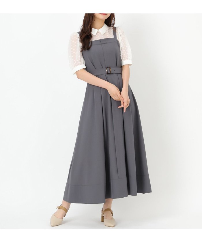 【ミッシュマッシュ/MISCH MASCH】の大人可愛いを叶える ベルト付きジャンスカ/MM517411 インテリア・キッズ・メンズ・レディースファッション・服の通販 founy(ファニー) https://founy.com/ ファッション Fashion レディースファッション WOMEN ベルト Belts インナー Inner エレガント 上品 Elegant カットソー Cut And Sew クラシック Classic シューズ Shoes シンプル Simple スニーカー Sneakers バランス Balance フラット Flat フレア Flare リブニット Rib Knit レース Race ロング Long おすすめ Recommend |ID: prp329100004457882 ipo3291000000032056949