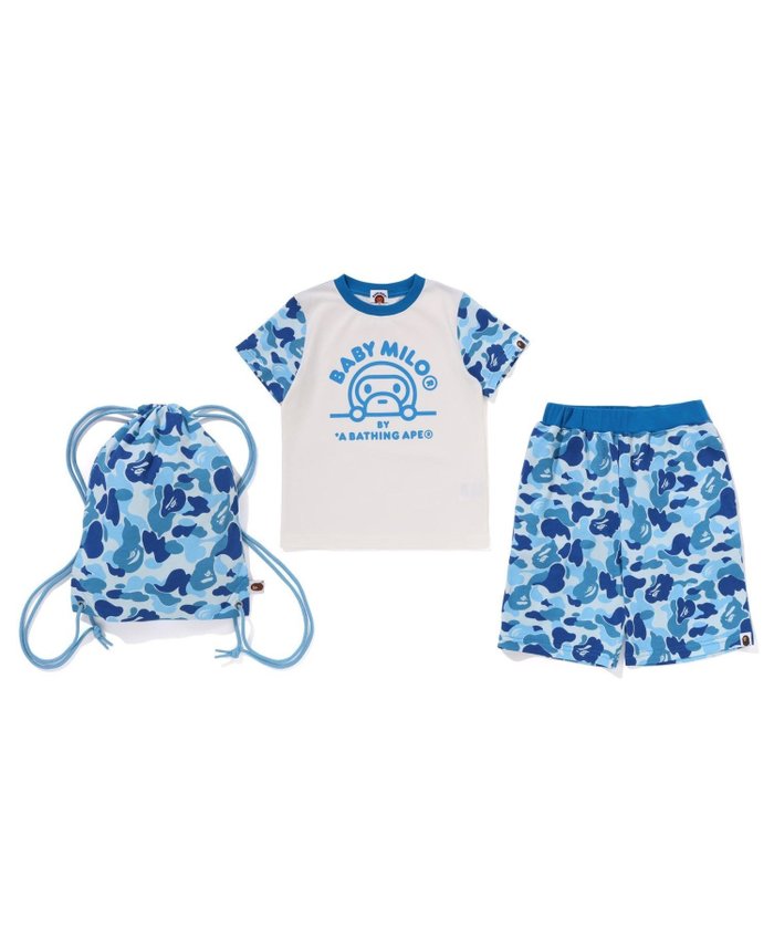 【その他のブランド/Other】のABC CAMO BABY MILO KIDS GIFT SET インテリア・キッズ・メンズ・レディースファッション・服の通販 founy(ファニー) https://founy.com/ ファッション Fashion キッズファッション KIDS ギフト プレゼント Gift Present ショーツ Shorts ショート Short スリーブ Sleeve フィット Fit フロント Front プリント Print ラバー Rubber レギュラー Regular |ID: prp329100004458101 ipo3291000000031848749