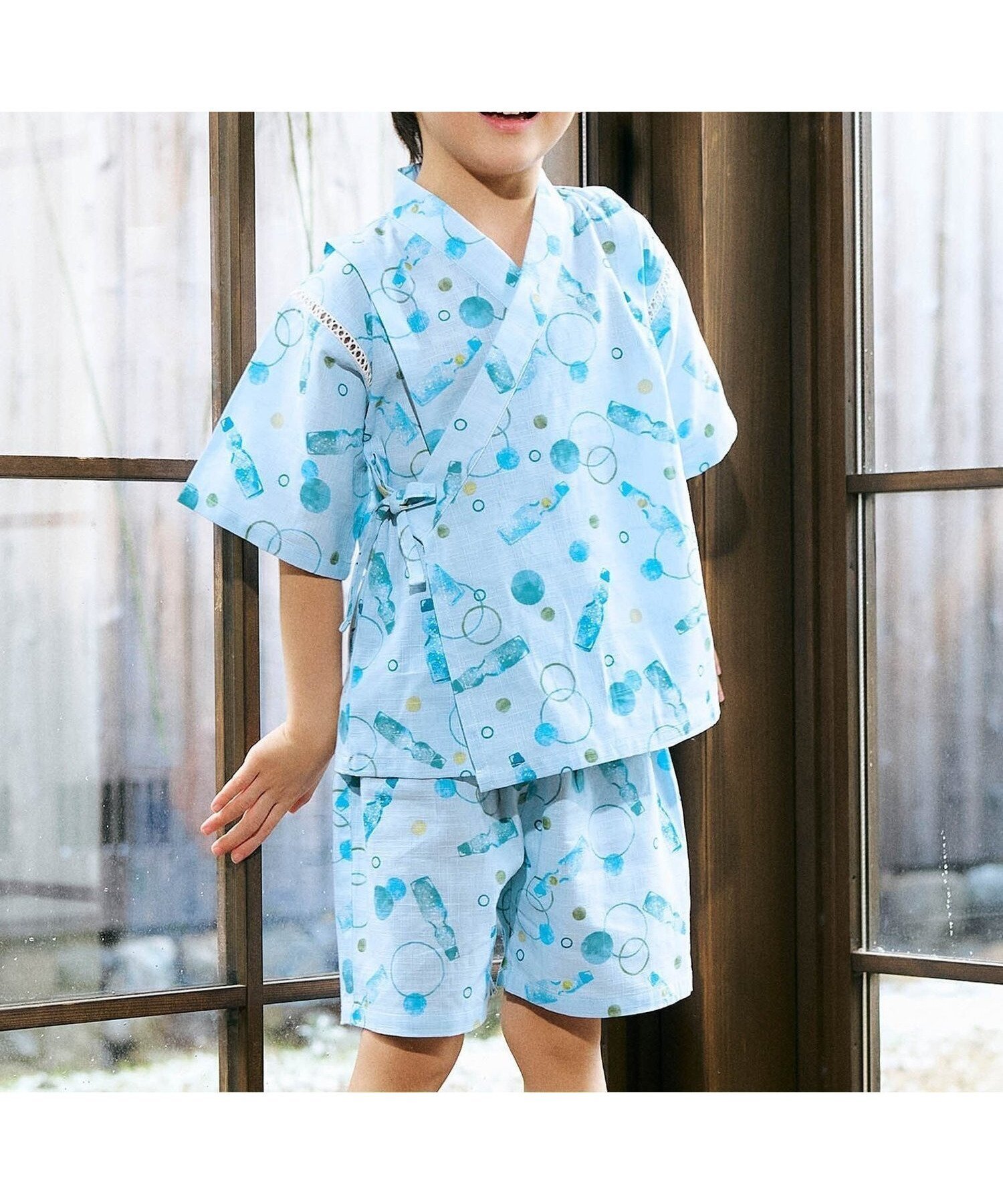 【その他のブランド/Other】の【リンク】アプレのはんなりBOYS甚平 インテリア・キッズ・メンズ・レディースファッション・服の通販 founy(ファニー) 　ファッション　Fashion　キッズファッション　KIDS　おすすめ　Recommend　コレクション　Collection　人気　Popularity　サックス|ID: prp329100004458131 ipo3291000000031954711