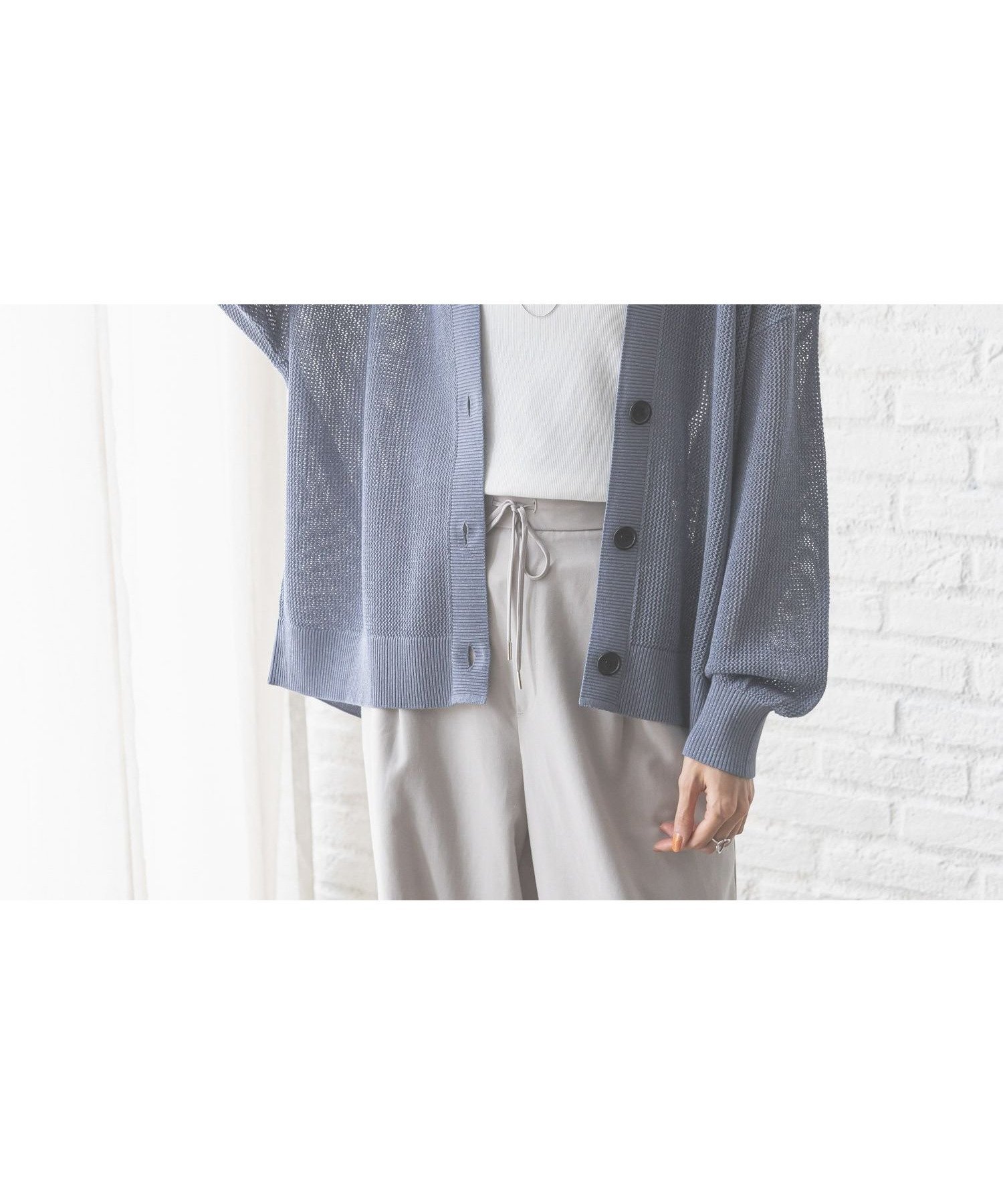 【グローバルワーク/GLOBAL WORK】の洗えるドライメッシュカーディガン/288080 人気、トレンドファッション・服の通販 founy(ファニー) 　ファッション　Fashion　レディースファッション　Ladies' Fashion Online　トップス・カットソー　Tops/Tshirt　カーディガン　Cardigans　カーディガン　Cardigan　トレンド　Trend　メッシュ　Mesh　夏　Summer　洗える　Washable　 other-1|ID: prp329100004458161 ipo3291000000032393997