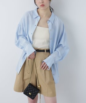 【フリーズマート/FREE'S MART】のMFM リネンライク金ボタンシャツ 人気、トレンドファッション・服の通販 founy(ファニー) ファッション Fashion レディースファッション WOMEN トップス・カットソー Tops/Tshirt シャツ/ブラウス Shirts/Blouses おすすめ Recommend キャミ Cami タンク Tank デニム Denim ロング Long |ID:prp329100004458208