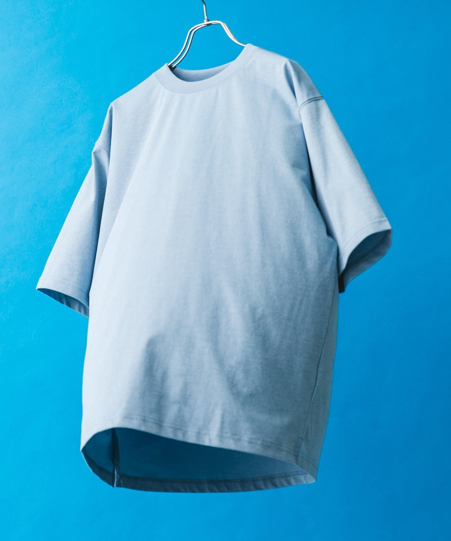 【アーバンリサーチ ドアーズ/URBAN RESEARCH DOORS / MEN】の『Sサイズ/WEB限定』『吸水速乾/接触冷感/イージーケア』クイックドライ ショートスリーブTシャツ インテリア・キッズ・メンズ・レディースファッション・服の通販 founy(ファニー) 　ファッション　Fashion　メンズファッション　Men's Style Online　インナー　Inner　カーディガン　Cardigan　吸水　Water Absorption　ショルダー　Shoulder　ショート　Short　スリーブ　Sleeve　ドロップ　Drop　リラックス　Relax　S/S・春夏　Ss・Spring/Summer　おすすめ　Recommend　夏　Summer　2025年　2025　2025春夏・S/S　Ss,Spring/Summer,2025　BLUE|ID: prp329100004458357 ipo3291000000032534546