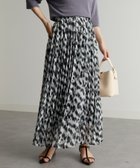 【ラナン/Ranan】のプリーツロングスカート モノトーンレオパ|ID: prp329100004459987 ipo3291000000031996616