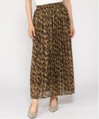 【ラナン/Ranan】のプリーツロングスカート 人気、トレンドファッション・服の通販 founy(ファニー) ファッション Fashion レディースファッション WOMEN スカート Skirt ロングスカート Long Skirt エアリー Airy シフォン Chiffon シンプル Simple プリーツ Pleats マキシ Maxi 楽ちん Easy thumbnail ブラウンレオパード|ID: prp329100004459987 ipo3291000000032314124