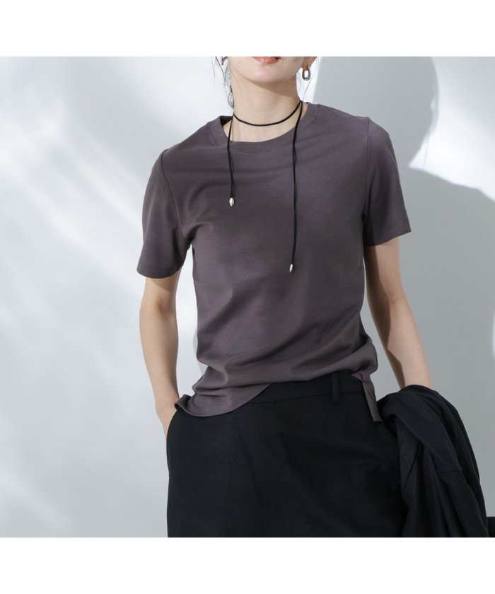 【ナノ ユニバース/nano universe】のAnti Soaked 汗染み防止クルーネックTシャツ インテリア・キッズ・メンズ・レディースファッション・服の通販 founy(ファニー) https://founy.com/ ファッション Fashion レディースファッション WOMEN トップス・カットソー Tops/Tshirt シャツ/ブラウス Shirts/Blouses ロング / Tシャツ T-Shirts イエロー Yellow カラフル Colorful 吸水 Water Absorption スリット Slit 定番 Standard 人気 Popularity ベーシック Basic 再入荷 Restock/Back In Stock/Re Arrival エレガント 上品 Elegant 2025年 2025 2025春夏・S/S Ss,Spring/Summer,2025 |ID: prp329100004460733 ipo3291000000031907551